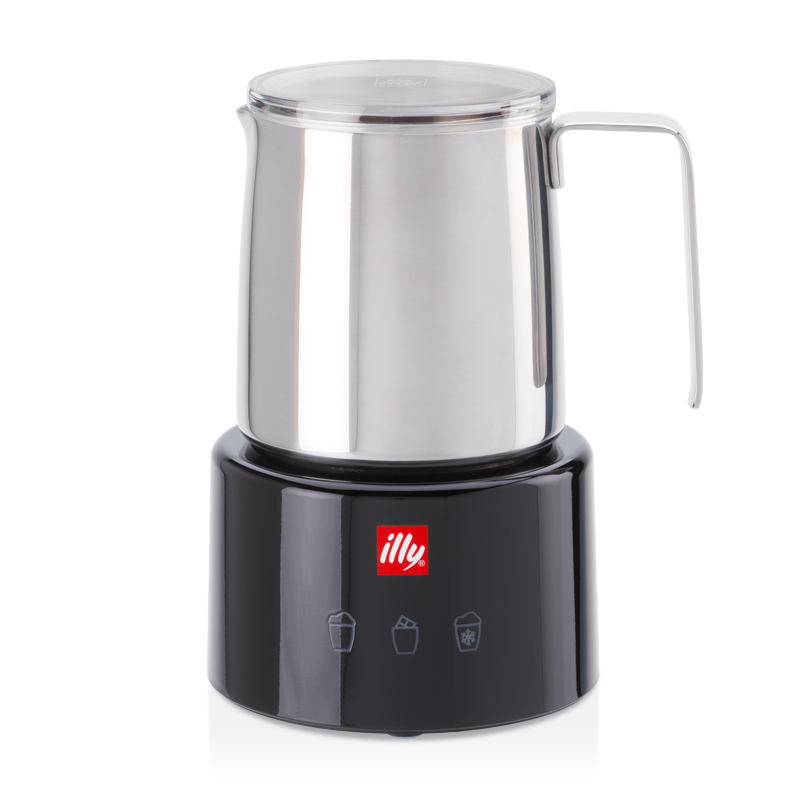 illy Milchaufschäumer Edelstahl / schwarz by Piero Lissoni illy Milchaufschäumer Edelstahl / schwarz by Piero Lissoni